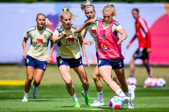 Sofia Jakobsson, Linda Sembrant and Rebecka Blomqvist of