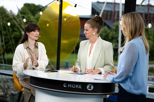 Vicki Blommé, Lotta Schelin och Frida Nordstrand i