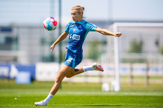 Ada Hegerberg of the Norwegian national football team at a