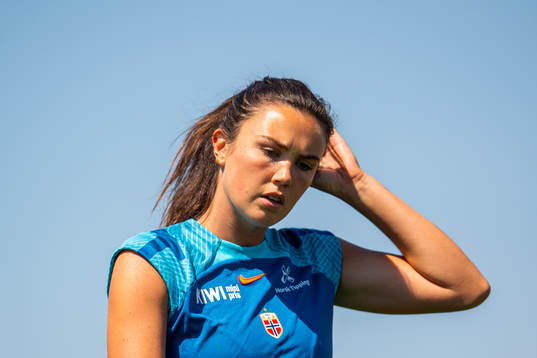 Ingrid Syrstad Engen of the Norwegian national football