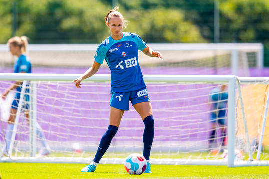 Caroline Graham Hansen of the Norwegian national football