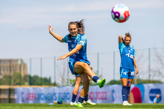 Vilde Bøe Risa of the Norwegian national football team at
