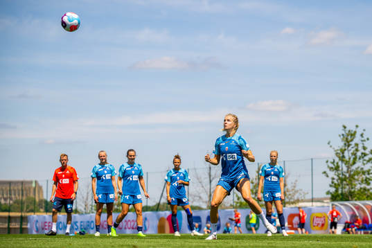 Ada Hegerberg of the Norwegian national football team at a