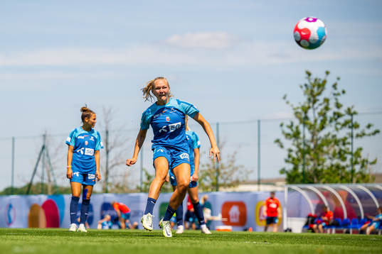 Frida Maanum of the Norwegian national football team at a