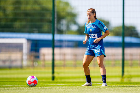 Maren Mjelde of the Norwegian national football team at a