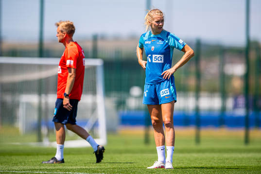 Ada Hegerberg of the Norwegian national football team at a