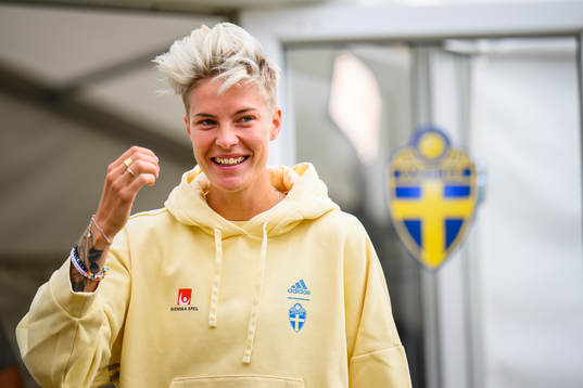 Lina Hurtig of the Swedish women's national football team