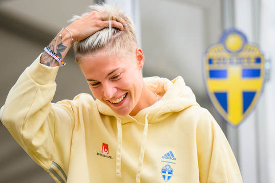 Lina Hurtig of the Swedish women's national football team