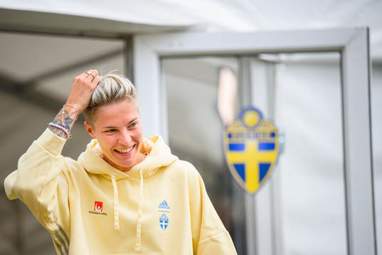 Lina Hurtig of the Swedish women's national football team