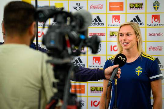 Jonna Andersson of the Swedish women's national football