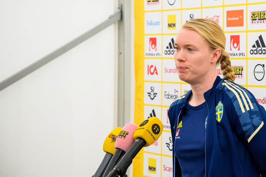 Goalkeeper Hedvig Lindahl of the Swedish women's national