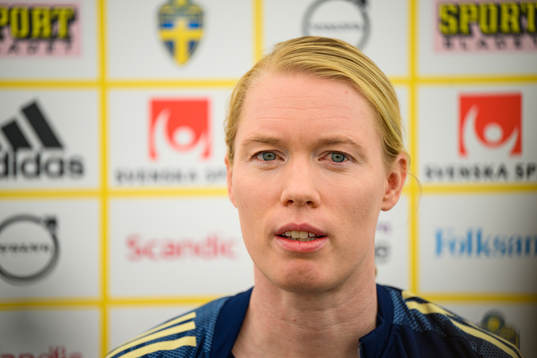 Goalkeeper Hedvig Lindahl of the Swedish women's national
