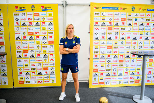 Jonna Andersson of the Swedish women's national football