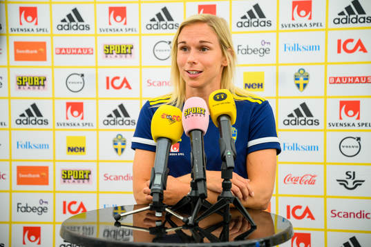 Jonna Andersson of the Swedish women's national football