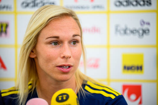 Jonna Andersson of the Swedish women's national football