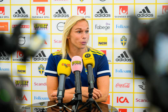 Jonna Andersson of the Swedish women's national football