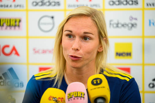 Jonna Andersson of the Swedish women's national football