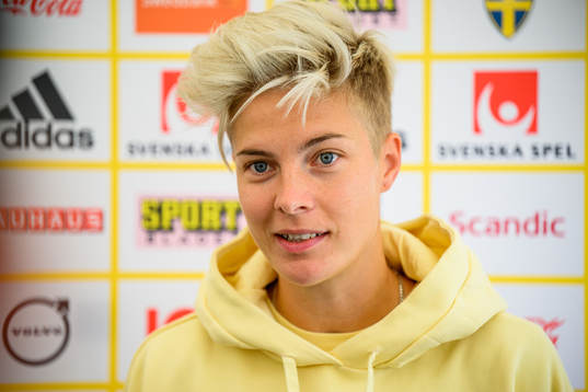Lina Hurtig of the Swedish women's national football team