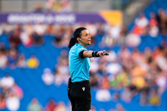 Referee Kateryna Monzul