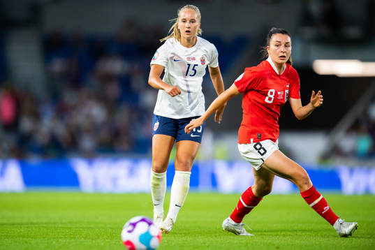 Amalie Eikeland of Norway and Barbara Martina Dunst of