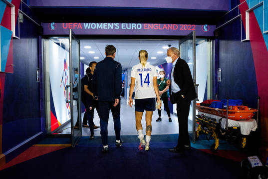 Ada Hegerberg of Norway looks dejected