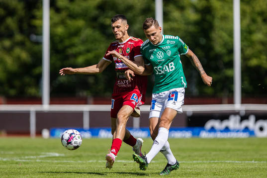 Brages Pontus Rödin och Skövdes Yohann Fellrath