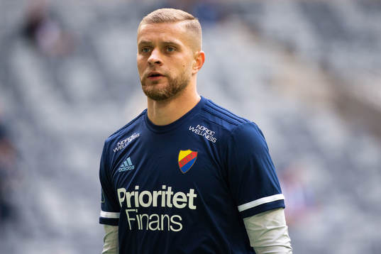 Djurgårdens målvakt Aleksandr Vasiutin