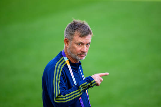 Peter Gerhardsson, head coach of the Swedish women's