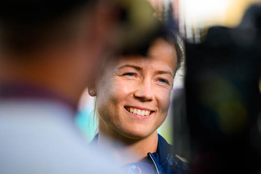 Hanna Glas of the Swedish women's national football team
