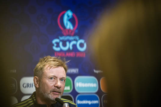Peter Gerhardsson, head coach of the Swedish women's