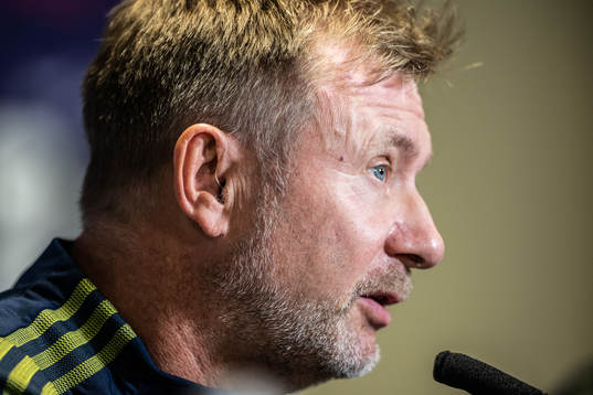 Peter Gerhardsson, head coach of the Swedish women's