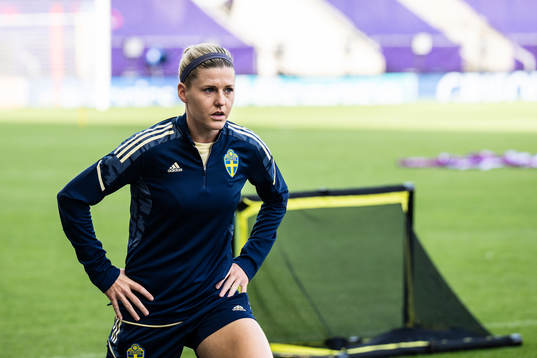 Olivia Schough of the Swedish women's national football