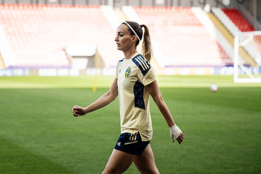 Kosovare Asllani of the Swedish women's national football