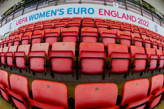 Signage for the UEFA Women's Euro England 2022