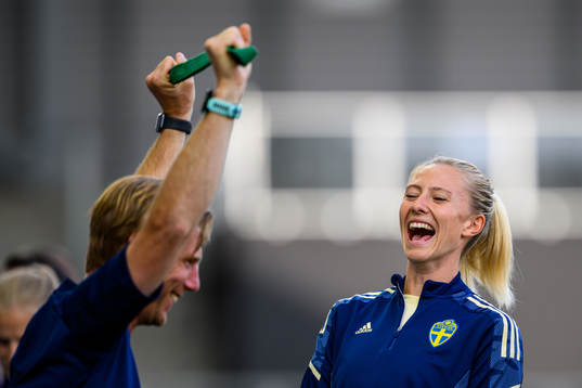 Rebecka Blomqvist of the Swedish women's national football