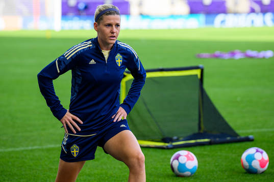 Olivia Schough of the Swedish women's national football