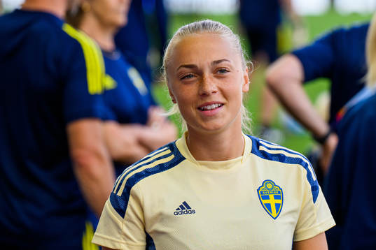 Hanna Bennison of the Swedish women's national football