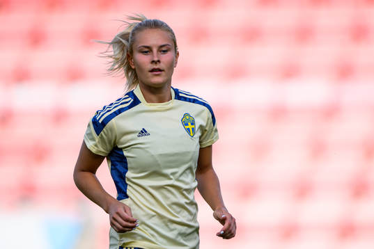 Amanda Nilden of the Swedish women's national football team