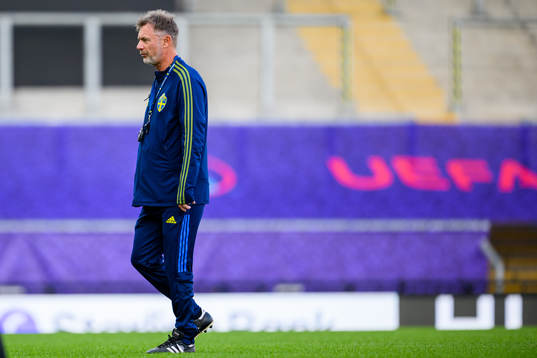 Peter Gerhardsson, head coach of the Swedish women's