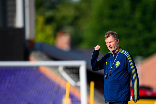 Peter Gerhardsson, head coach of the Swedish women's