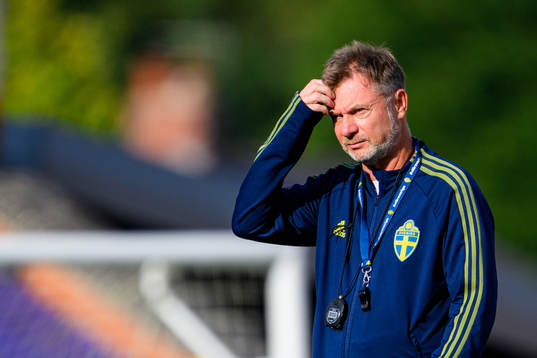 Peter Gerhardsson, head coach of the Swedish women's