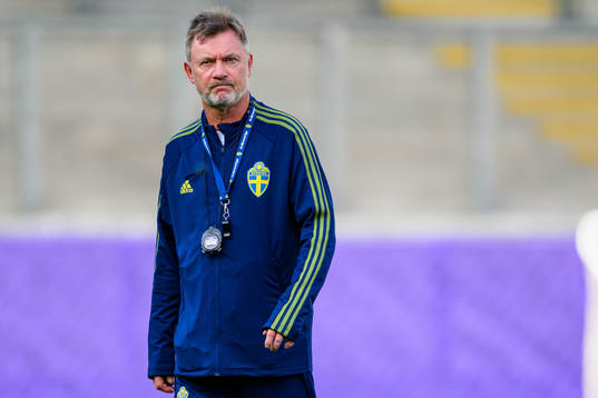 Peter Gerhardsson, head coach of the Swedish women's