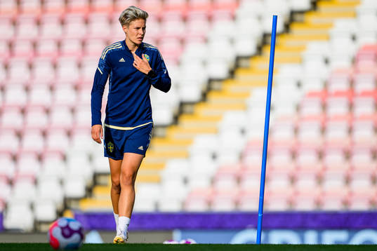 Lina Hurtig of the Swedish women's national football team