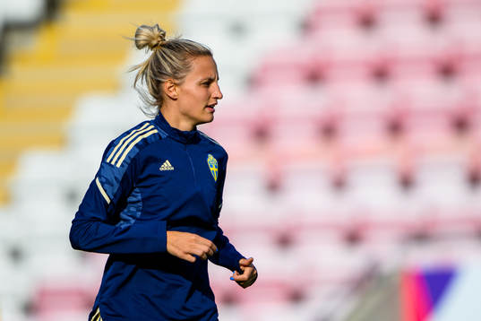 Nathalie Björn of the Swedish women's national football