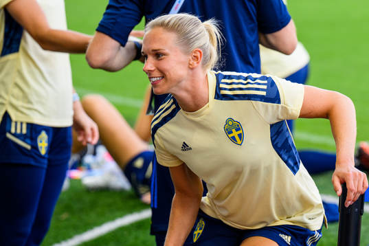 Jonna Andersson of the Swedish women's national football