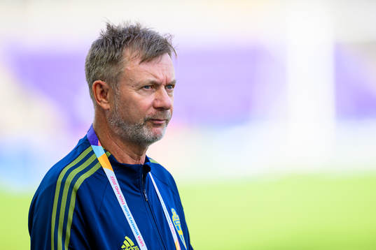 Peter Gerhardsson, head coach of the Swedish women's