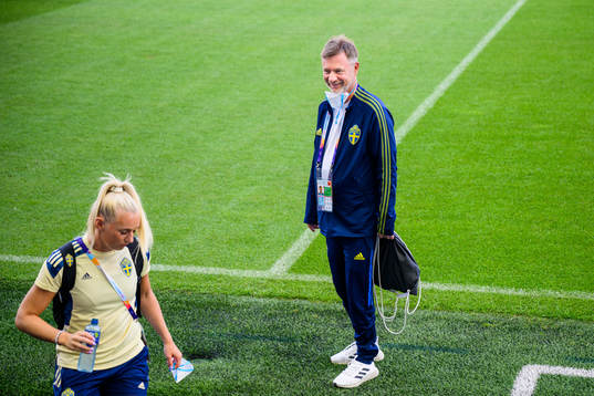 Peter Gerhardsson, head coach of the Swedish women's