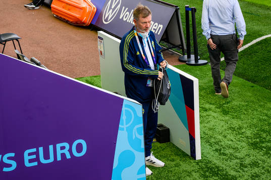 Peter Gerhardsson, head coach of the Swedish women's