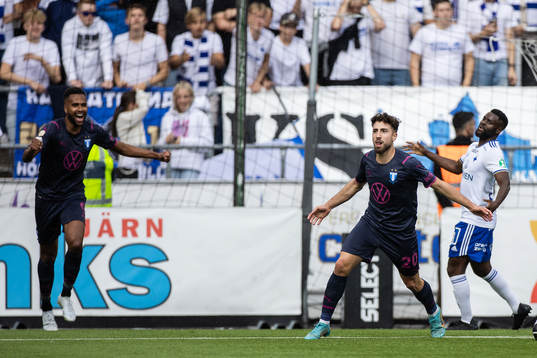 Malmö FFs Moustafa Zeidan jublar