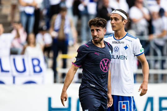 Malmö FFs Moustafa Zeidan och IFK Norrköpings Jonathan